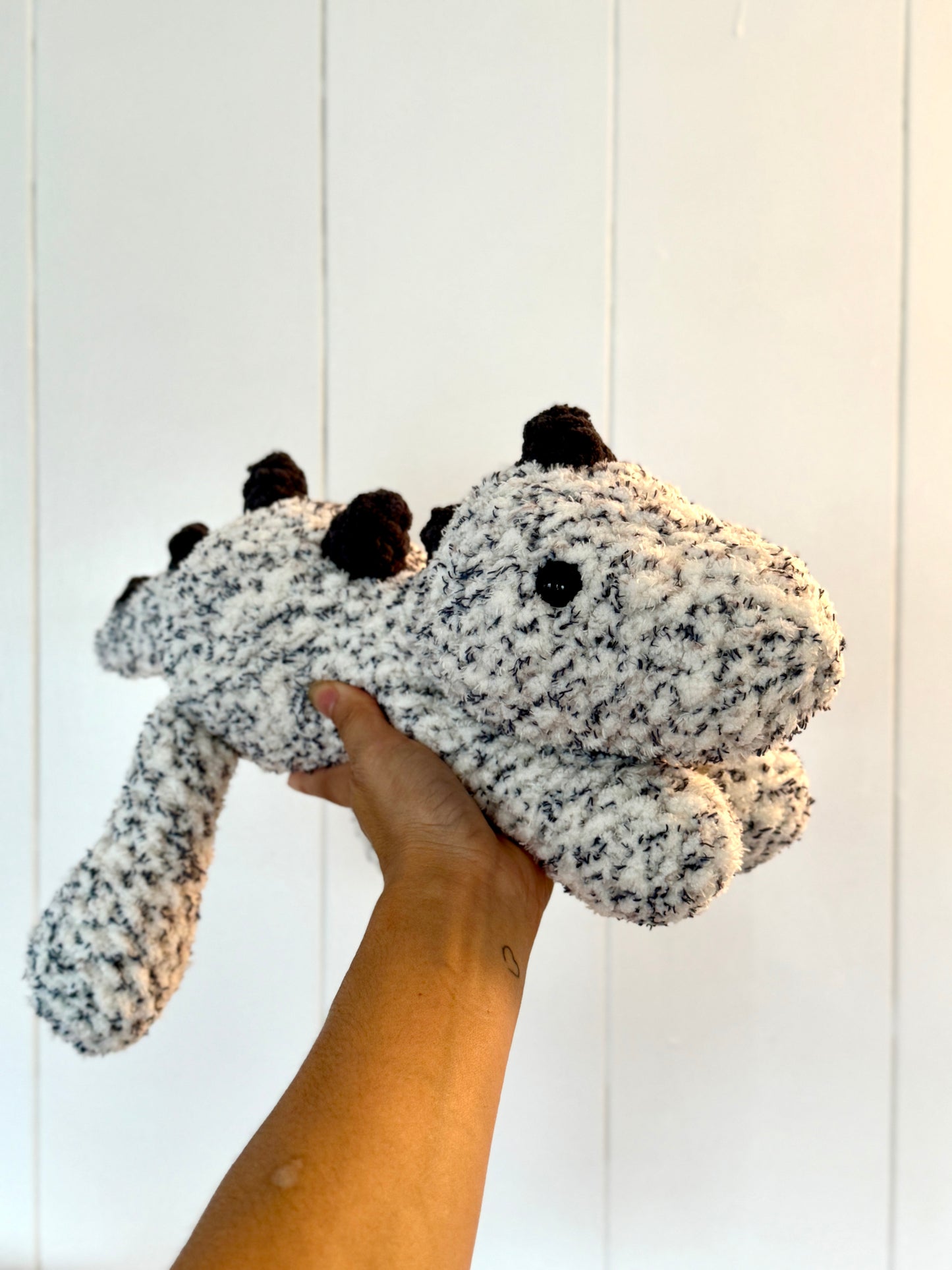 Handmade Crochet Dinosaur Plushie--Meet Your New Dino Buddy!