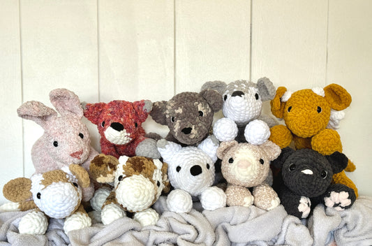 Loveable Crochet Companions, waiting to find their forever home!!